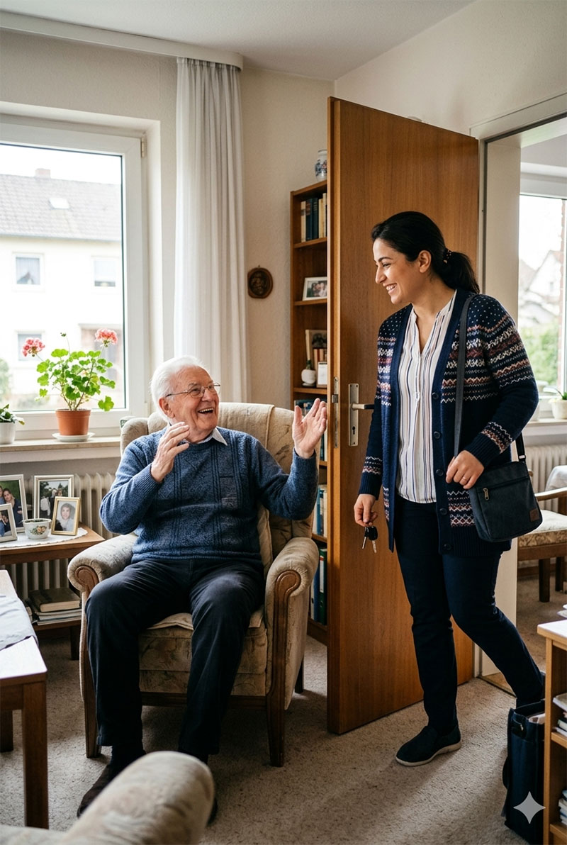 Pflegeunterstützung für Angehörige