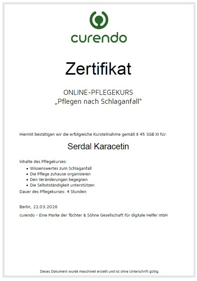 Zertifikate und Auszeichnungen